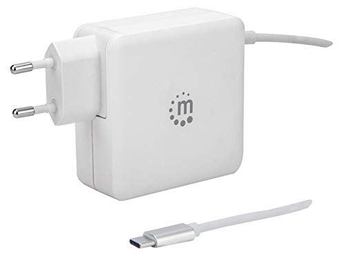 Manhattan 180245 Chargeur de téléphones Portables Intérieur Blanc - Chargeurs de téléphones Portables (Intérieur, Secteur, 20 V, 3 A, Blanc)