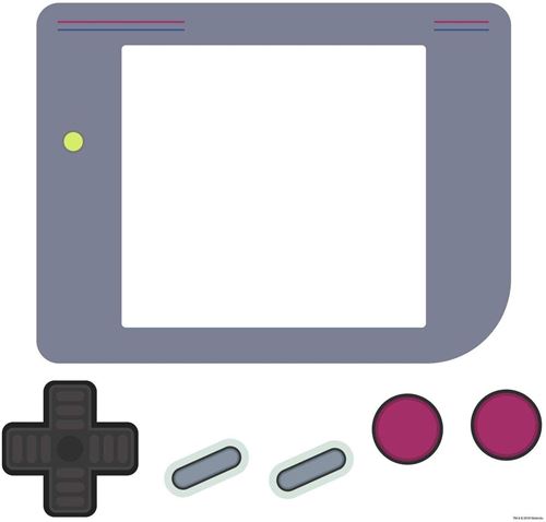 RoomMates stickers muraux Nintendo Game Boy vinyl 6 pièces