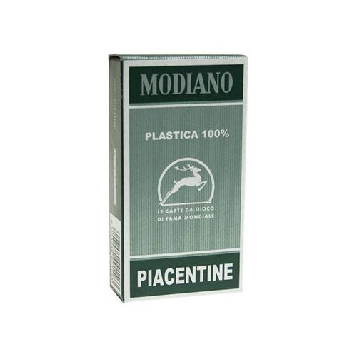 Modiano Piacentine N.81/10 100% PVC - Jeu de 40 cartes 100 % plastique