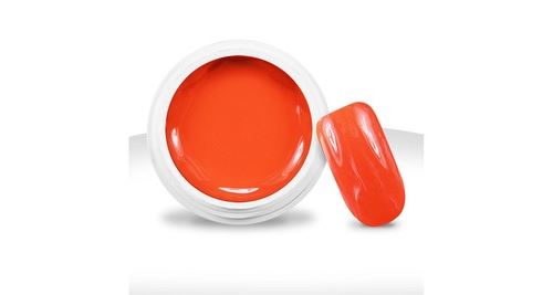 Gel uv / led couleur orange corail - 5 ml