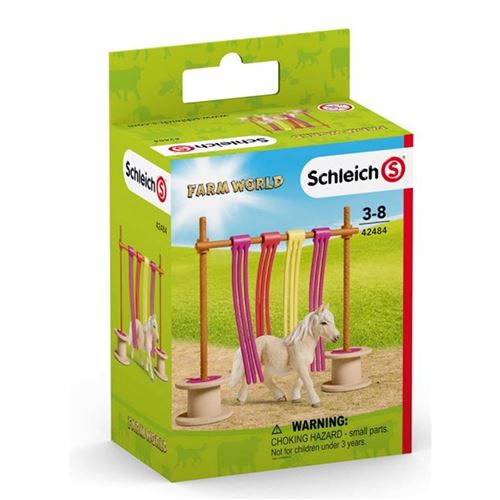 Schleich Multicolore 42484 - Set Figurine - Rideau Pour Poney