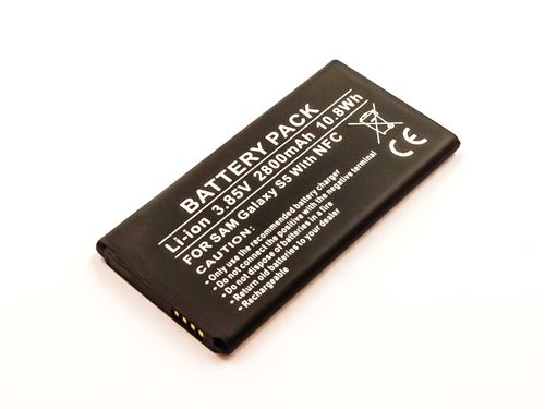 Battery SAM Galaxy S5, Li-ion, 3,85V, 2800mAh, 10,8Wh, with NFC
