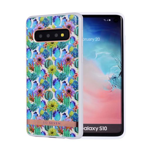 So Seven - Coque Mexico Cactus bleu: SAMSUNG S10