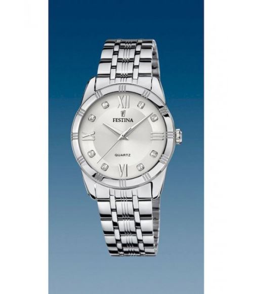 FESTINA Montre  F16940/a Gris, Bracelet Acier Inoxydable, Femme
