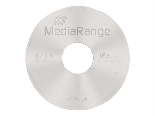 MediaRange - 50 x DVD-R - 4.7 Go (120 minutes) 16x - spindle
