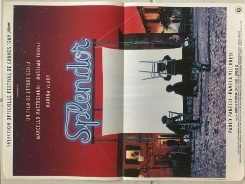 Splendor AFFICHE CINEMA ORIGINALE