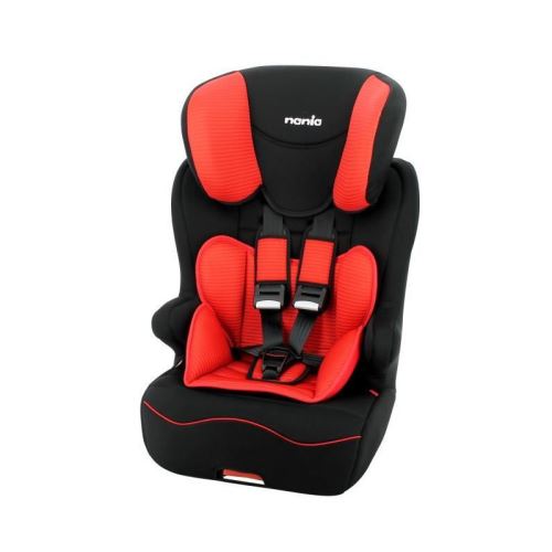 NANIA Rehausseur dossier Racer Isofix - Tech rouge