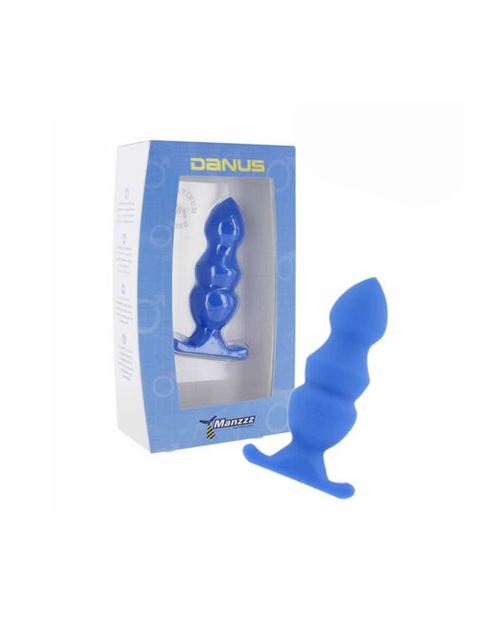 Bouchon danus butt plug bleu manzzztoys e21298