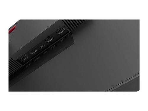 Lenovo ThinkVision T32p-20 - Écran LED - 32 (31.5 visualisable) - 3840 x 2160 4K - IPS - 350 cd/m² - 1000:1 - 4 ms - HDMI, DisplayPort, USB-C - noir corbeau