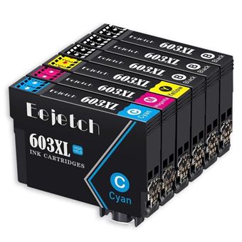Cartouches encre Epson 603 603XL compatible pour Epson WF-2810 WF-2830  WF-2835 WF-2850 XP-3100 XP-4100 XP-2105 XP-3105 XP-4105