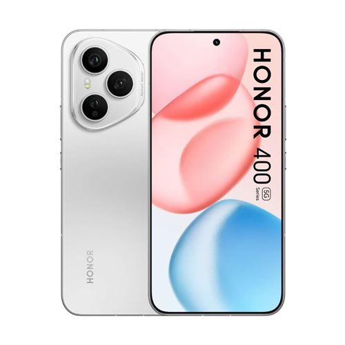 Smartphone Honor 400 argent 6.55 pouces RAM 8 Go 512 Go