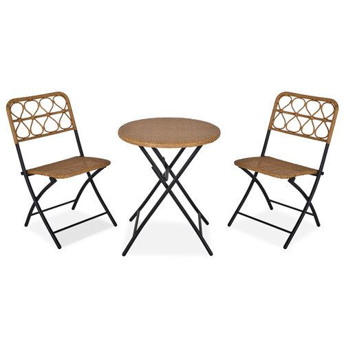 Ensemble Bistrot Enfants Outsunny Ensemble Salon De Jardin Enfant 4 Pcs Design Grenouille - Table Ronde 2 Chaises Pliables Parasol - Métal époxy Oxford Rouge Pièces Mobilier Extérieur Kids