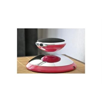 SOUNDAIR - Enceinte Bluetooth en lévitation Design rouge rosé / miroir  MAGNETICLAND Pas Cher 