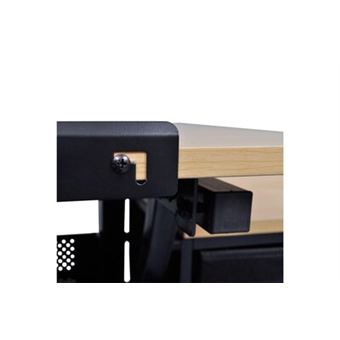 Table à Dessin Inclinable Avec Tabouret Et 3 Tiroirs Plateau Reglable 0  A 40  Bureau Noir