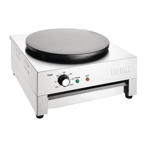 Cr&ecirc;pi&egrave;re Professionnelle en Fonte Antiadh&eacute;sive &Oslash; 400 mm - - - 470x185x230mm