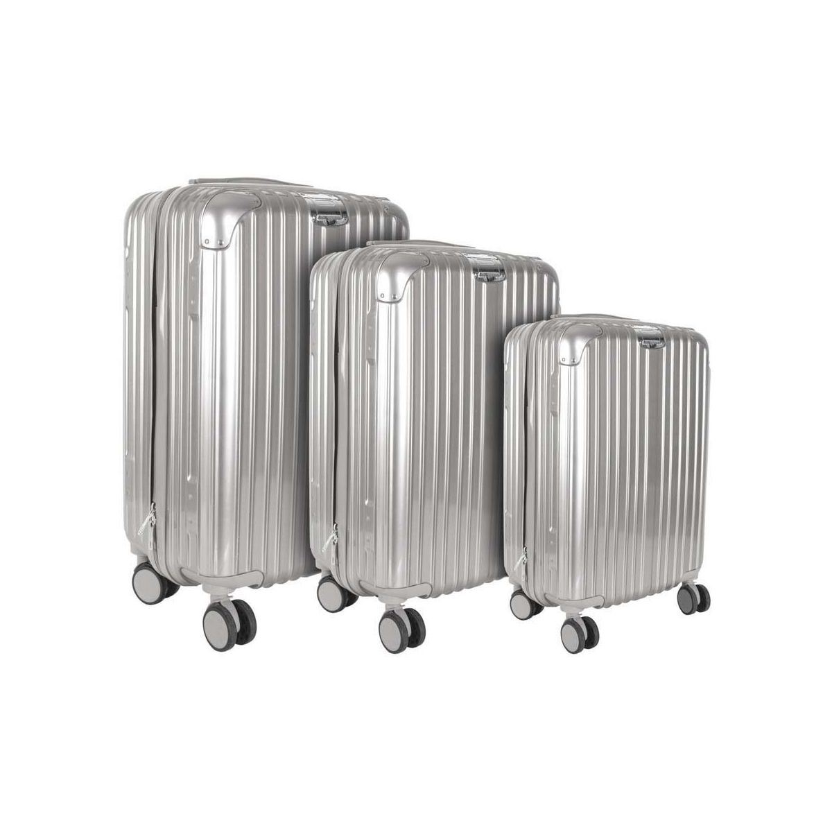 Coffret De Valises Rigides New York - 3 Pièces - Coque Dure Colorée - Voyage - Neuf