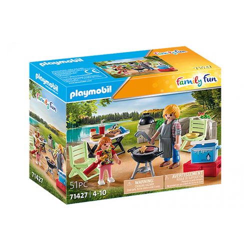 Playmobil Family Fun 71427 Barbecue avec Papa et Enfant