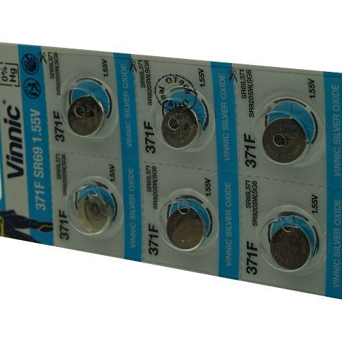 Pack de 10 piles Vinnic compatible avec VARTA V370 MF - Otech