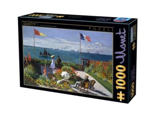 Claude Monet Terrasse a Sainte Adresse 1867 1000 pièces