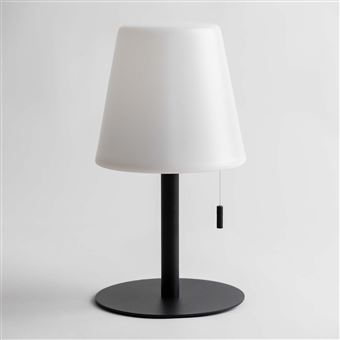 Lampe de table sans fil LED TOD WHITE Blanc Métal H28CM
