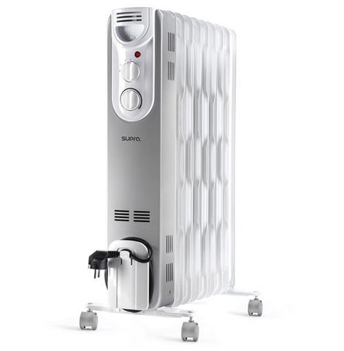 Radiateur bain d'huile 2000w blanc Supra fr9010390b