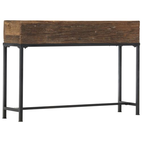 vidaXL Table console 120 x 30 x 80 cm Bois de récupération massif