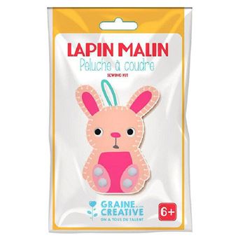 Kit Graine Créative peluche a coudre lapin