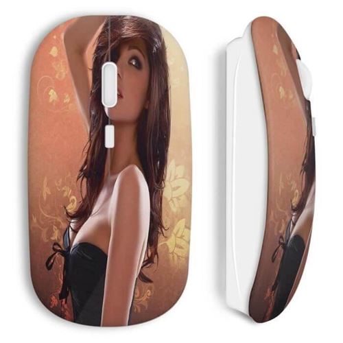 CAPACHEAP Souris Sans Fil Sexy Girl Maniacase