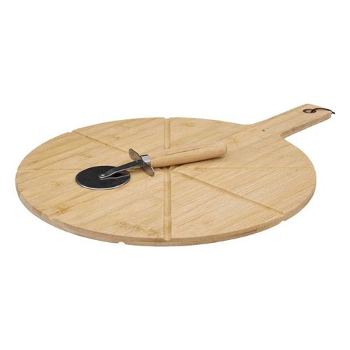 Non Communiqué Beige Five Simply Smart - Planche À Découper Pizza "Roulette" 50Cm Naturel