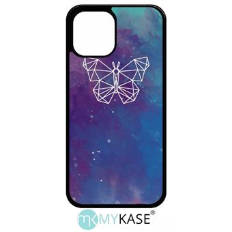 Aisenth Coque Pour IPhone 14, Arbre De Vie Papillon Motif Housse En Cuir Synthétique Cover à Rabat, Portefeuille Étui De Protection Avec Fentes Pour Cartes, Bleu Vert