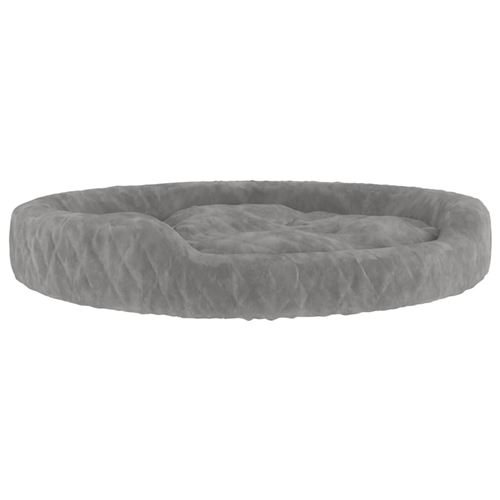 Meilleurs prix pour vidaXL Lit pour chien Gris 110x90x23 cm Peluche