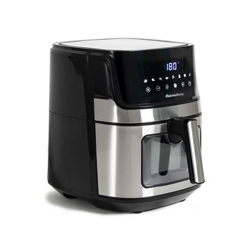 Non Communiqué Noir Melchioni 118340033 Friteuse Simple 6,5 L Indépendante 1600 W Acier Inoxydable