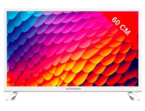 Schneider TV Led 60 Cm Tv24 Hd - Hdmi- Blanc