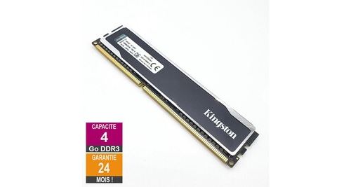 Barrette Mémoire 4Go Ram Ddr3 Kingston Khx16C9B1B/4 Dimm Pc3-12800U 1Rx8
