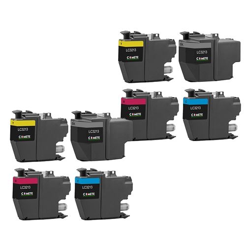 COMETE LC3213xl Cartouches d'encre Compatible avec Brother LC3213 LC-3213 LC3211 pour Imprimantes Brother MFC-J497DW DCP-J772DW (CMJN)