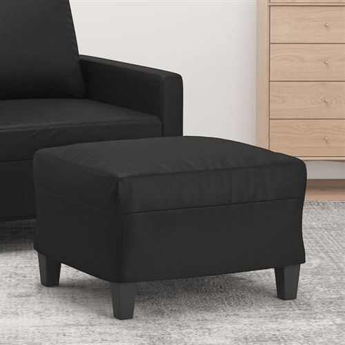 vidaXL Repose-pied Noir 60x50x41 cm Similicuir349335