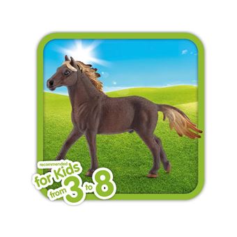 Schleich – Figurine Étalon Mustang (13805) – Réplique Peinte à La Main, Dimensions 14,6 X 10,8 Cm, Dès 3 Ans