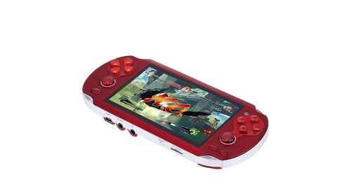 Console de jeu classique rétro portable portable 800 jeux intégrés de 4,3 pouces - rouge