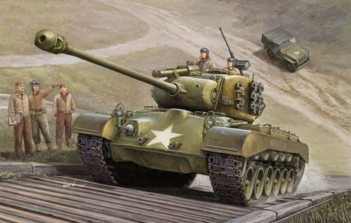 HOBBY BOSS Maquette  T26E4 Pershing Pilot #2- 1/35 - Maquette militair