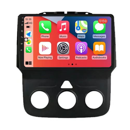 Autoradio RoverOne GPS Bluetooth CarPlay Android Auto 2Go RAM 32Go ROM pour Dodge Ram 1500 2500 3500 2013 - 2019