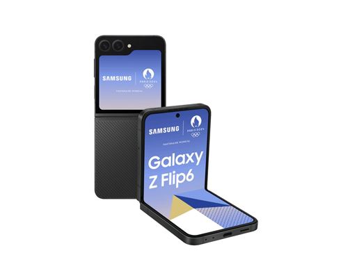 Samsung Galaxy Z Flip6 (Couleur Exclusive) - 256Go - Noir Carbone