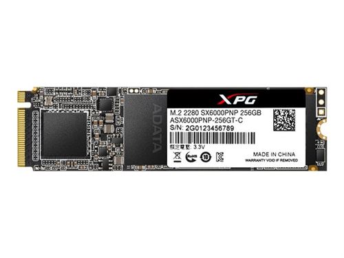 ADATA XPG SX6000 Pro - SSD - 256 GB - intern - M.2 2280 - PCIe 3.0 x4 (NVMe)