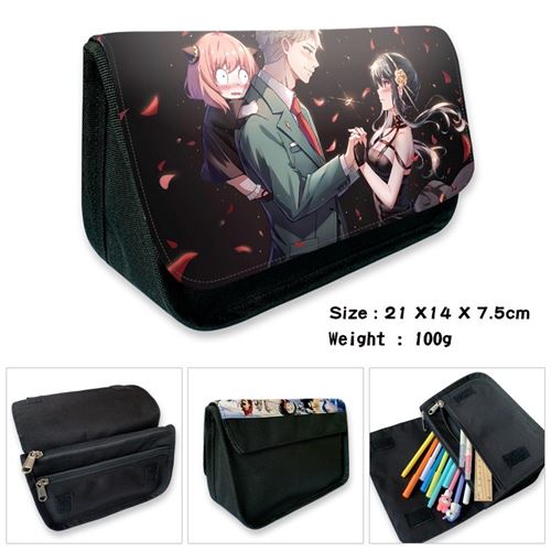 Trousse à crayon Spy x Family pour Garçon et Filles (PC5799) 21x14x7.5 cm Multicolore
