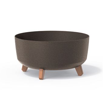 Pot à Fleurs 28,5L TUBUS BETON EFFECT 400x400x373 Mm, Marengo