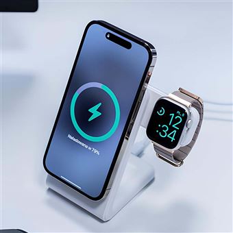 Essager Chargeur Qi sans fil à Induction magnétique 3 en 1, support de charge rapide pour iphone 14, Airpods Pro, Apple Watch Ios Macsafe – acheter aux petits prix dans la boutique en ligne