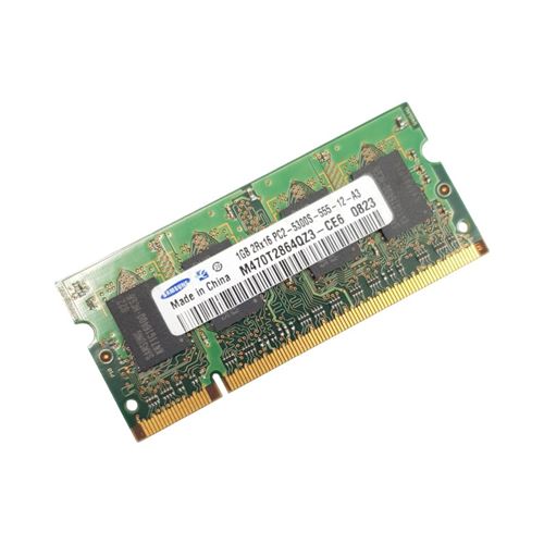 Barrette Mémoire 1Go Ram Ddr2 Samsung M470T2864Qz3-Ce6 So-Dimm Pc2-5300S