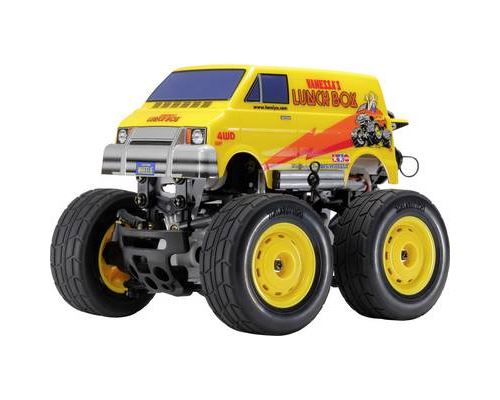 Tamiya Lunch Box Mini brushed 1:24 Auto RC électrique Monstertruck 4 roues motrices (4WD) kit à monter