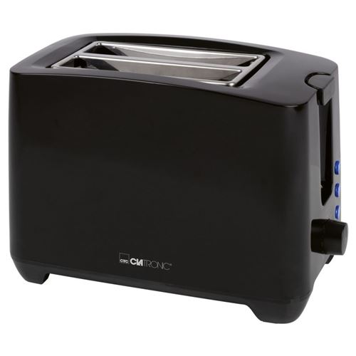 Non Communiqué Noir Grille Pain 2 Fentes Clatronic Ta3801