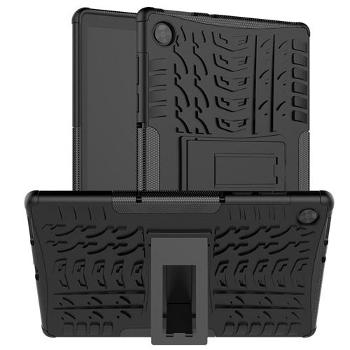 Coque rigide anti choc pour Lenovo Tab M10 HD 2ème génération TB-X306X / TB-X306F (10,1 pouces) - NOIR - htdmobiles