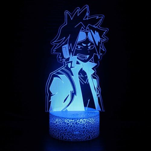 Lampe 3D Tactile Veilleuses Enfant MY2059 My Hero Académia 16 Couleurs avec Telecommande